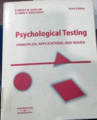 Psychology Testing : Principles , Applications , and Issues 6th.Ed