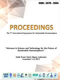 Proceedings the 7th International Symposium for Sustainable Humanosphere (ISSH) : A Forum of the Humanosphere Science School (HSS) 2017