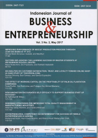 Indonesian Journal of Business and Entrepreneurship Vol.3 No.2