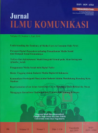 Jurnal Ilmu Komunikasi Vol.15 No.1