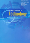 Makara Journal Of Technology Vol. 21 No. 3