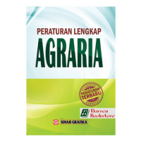 Peraturan Lengkap Agraria