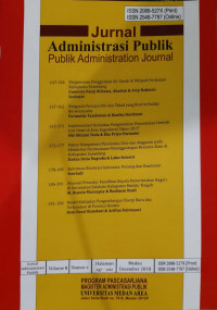 Jurnal Administrasi Publik : Publik Administration Journal Vol.8 No.2