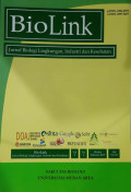 BioLink : Jurnal Biologi Lingkungan, Industri dan Kesehatan Vol.5 No.2