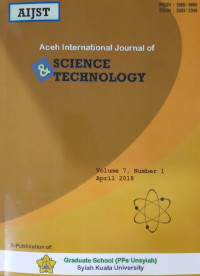 Aceh International Journal of Science and Technology Vol.7 No.1