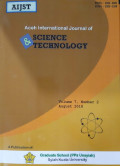 Aceh International Journal Of Science And Technology Vol.7 No.2