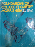 Foundations of College Chemistry : 2nd. Alternate.Ed