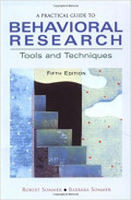 Behavioral Research - Tools and Techniques 5th.Ed