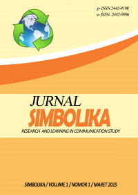 Jurnal Simbolika: Research and Learning in Communication Study Vol.2 No.1