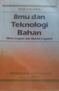 Ilmu dan Teknologi Bahan (Ilmu Logam dan Bukan Logam) Ed.5