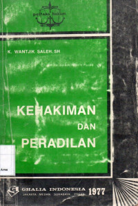 Kehakiman dan Peradilan