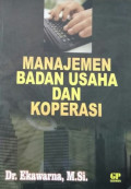 Manajemen Badan Usaha dan Koperasi