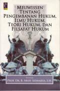 Meuwissen Tentang Pengembanan Hukum, Ilmu Hukum, Teori Hukum dan Filsafat Hukum