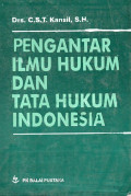 Pengantar Ilmu Hukum dan Tata Hukum Indonesia