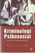 Kriminologi Psikososial : Suatu Pengantar