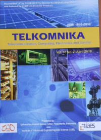 Telkomnika : Telecommunication, Computing, Electronics And Control Vol.16 No.2